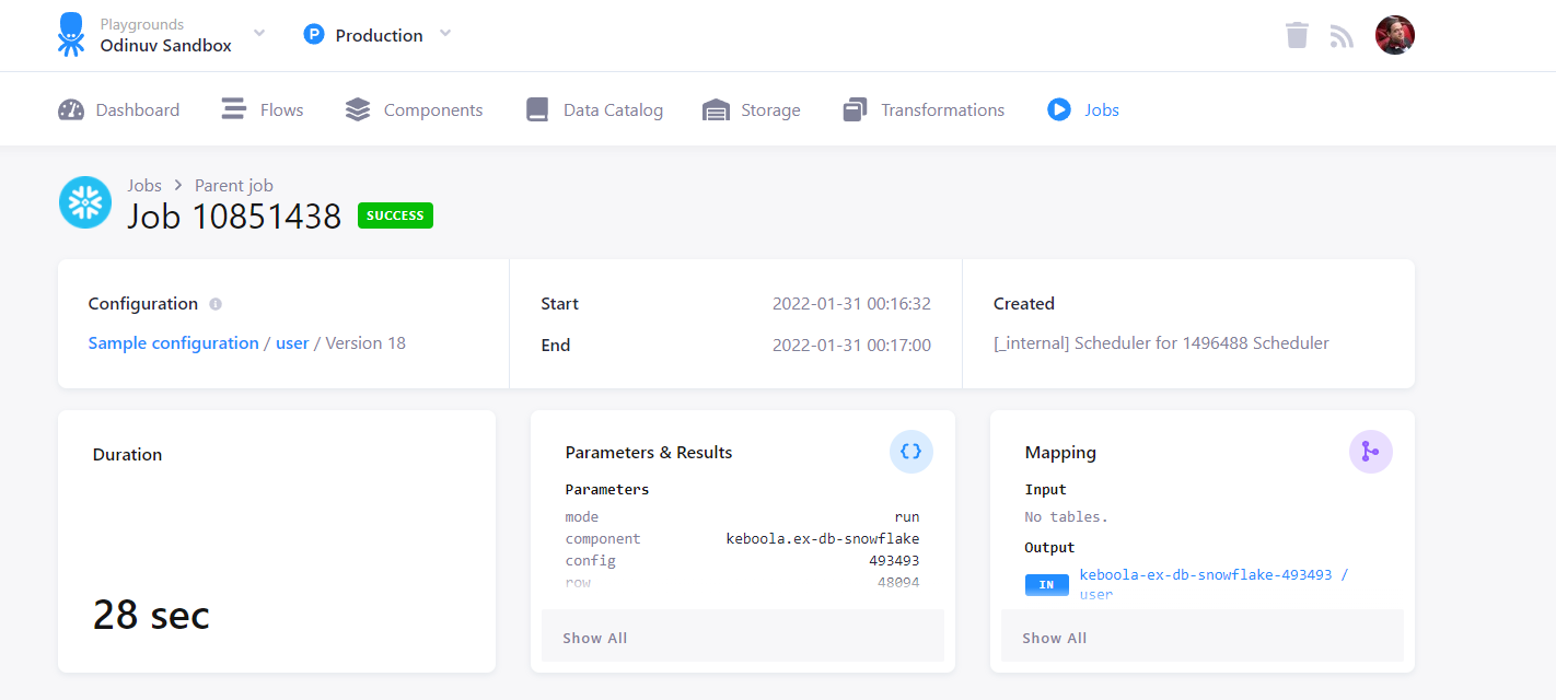 Screenshot -- Row Parameters